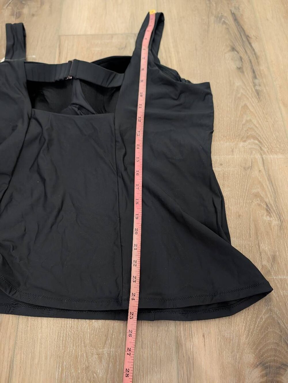 CALIA Power Sculpt Tankini Swimsuit Top 3X Black High Support UPF 50+ NWT HTF - Picture 12 of 13